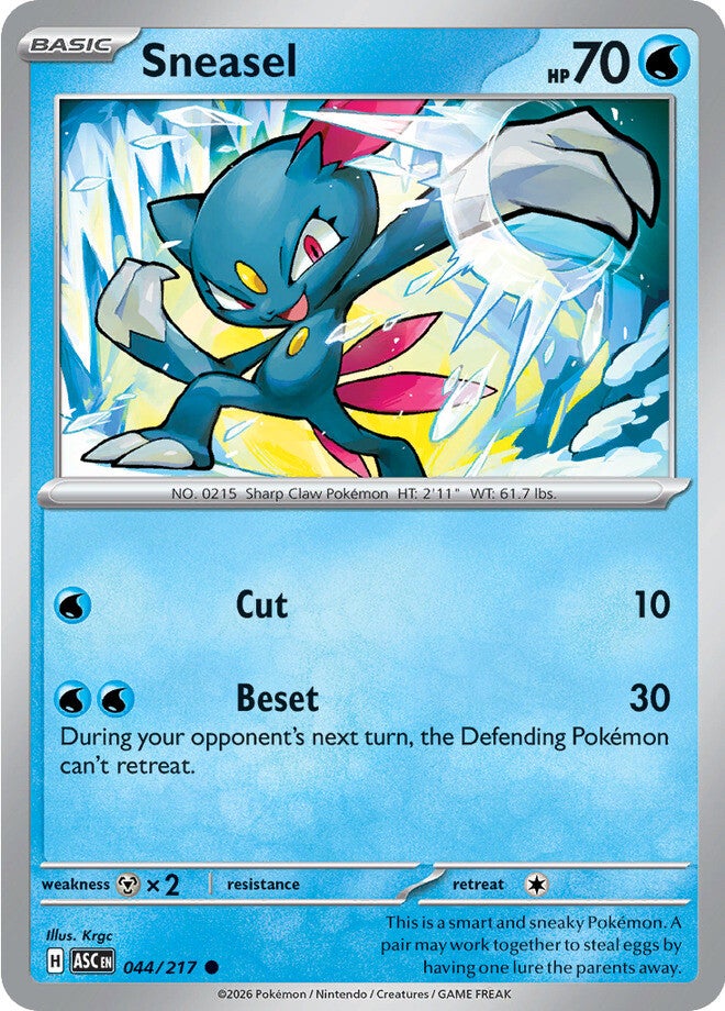Ascended Heroes 44 Sneasel