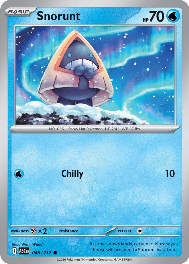 Ascended Heroes 46 Snorunt