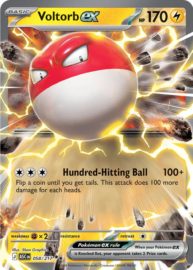 Ascended Heroes 58 Voltorb ex