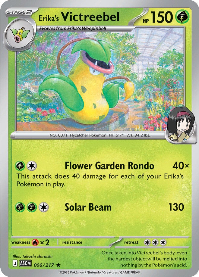 Ascended Heroes 6 Erika's Victreebel