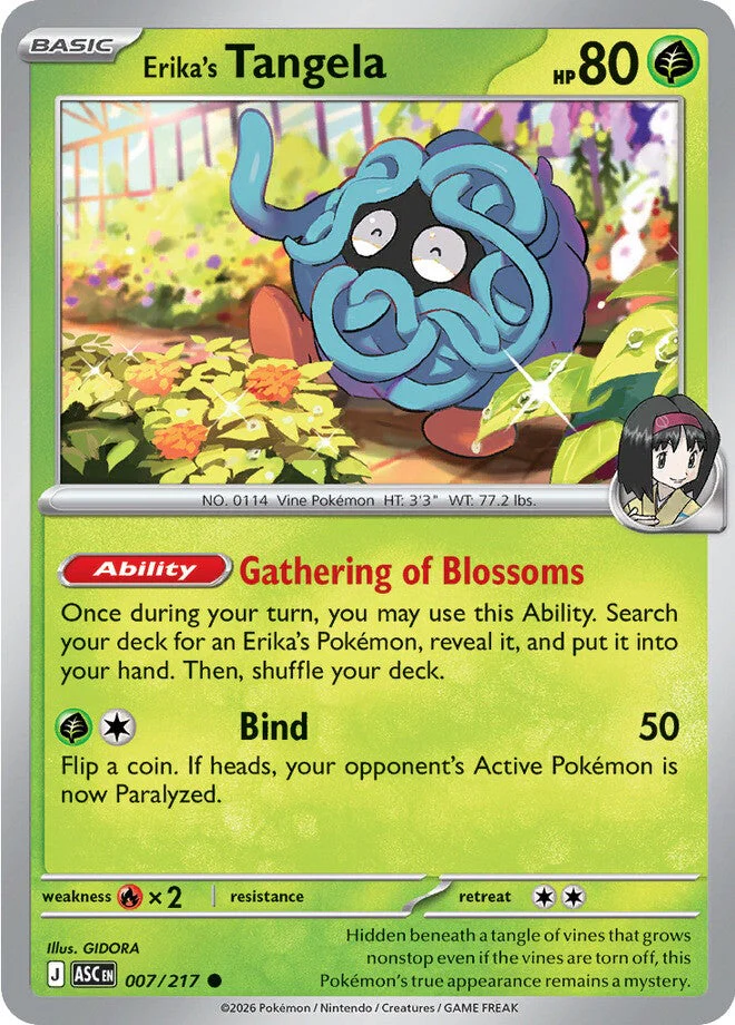 Ascended Heroes 7 Erika's Tangela
