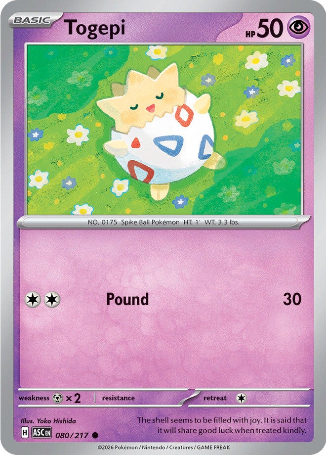 Ascended Heroes 80 Togepi
