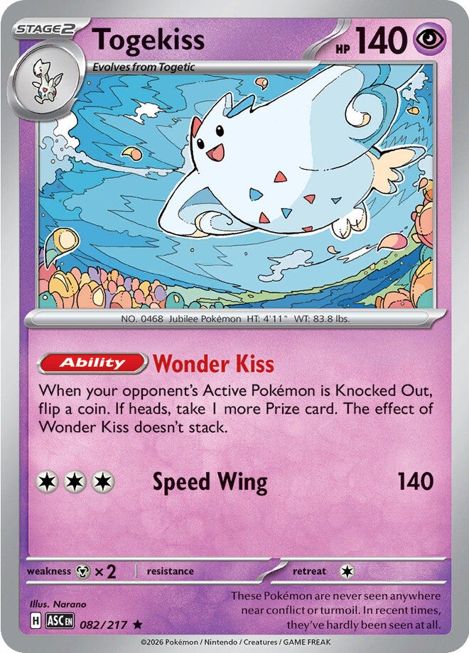 Ascended Heroes 82 Togekiss