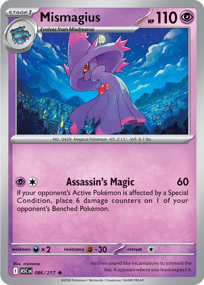 Ascended Heroes 86 Mismagius