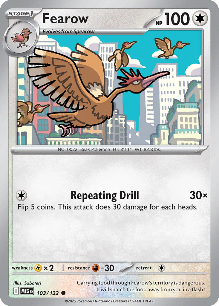 Mega Evolution 103 Fearow