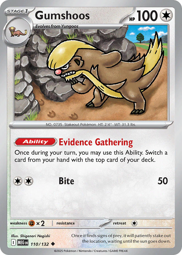 Mega Evolution 110 Gumshoos