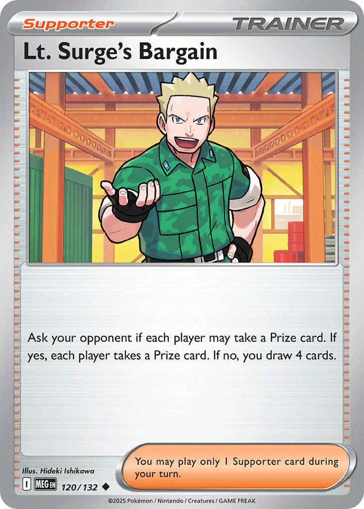 Mega Evolution 120 Lt. Surge's Bargain