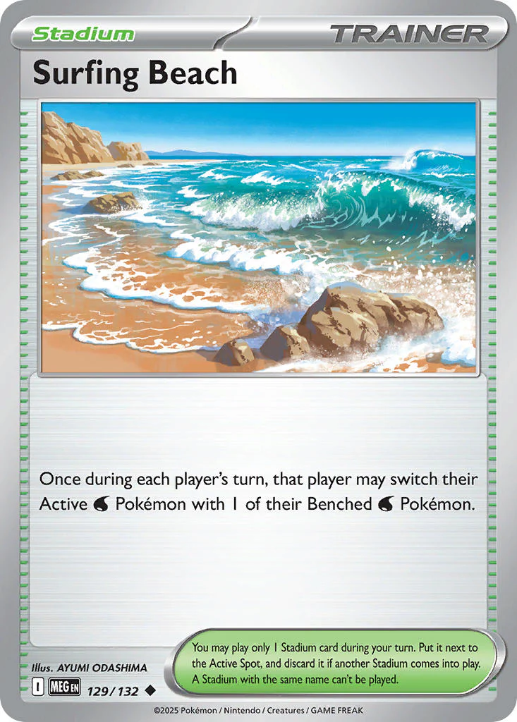 Mega Evolution 129 Surfing Beach