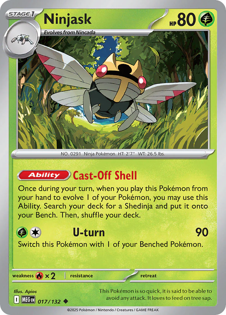 Mega Evolution 017 Ninjask