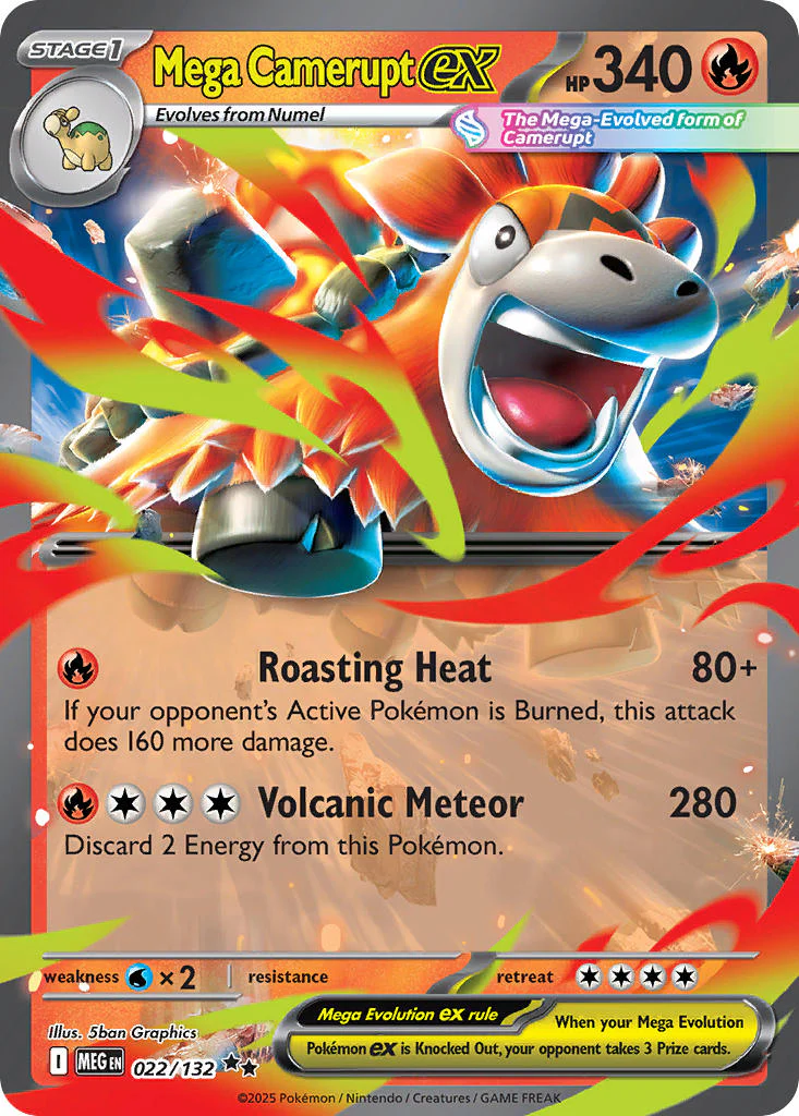 Mega Evolution 022 Mega Camerupt ex