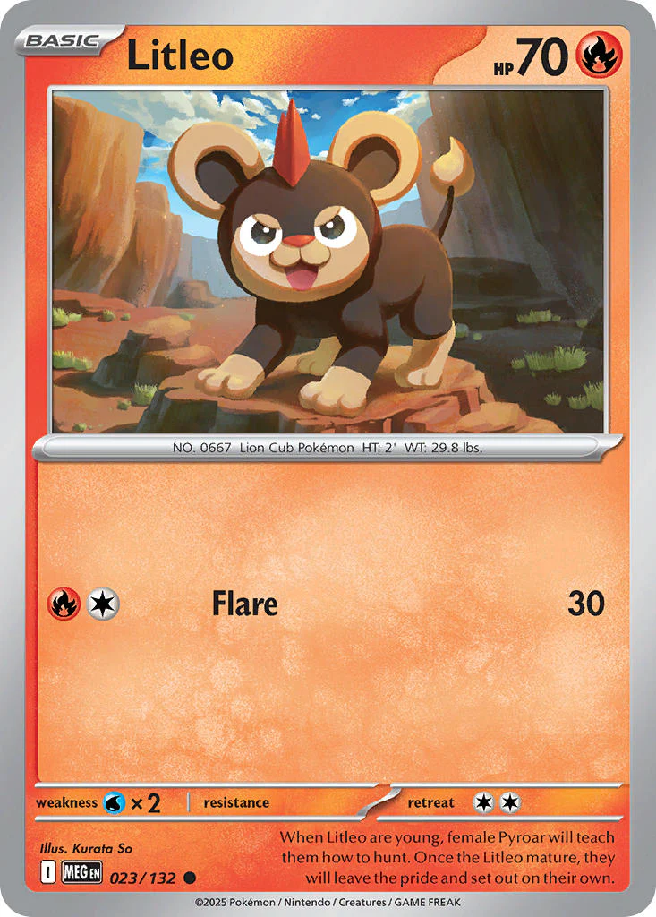 Mega Evolution 023 Litleo