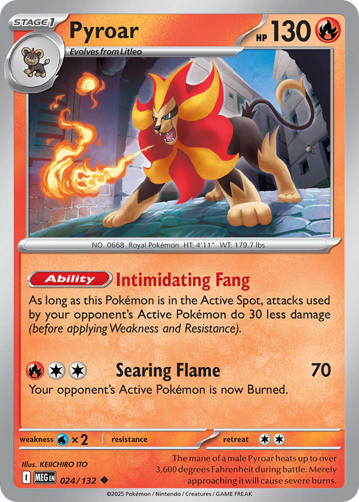 Mega Evolution 024 Pyroar