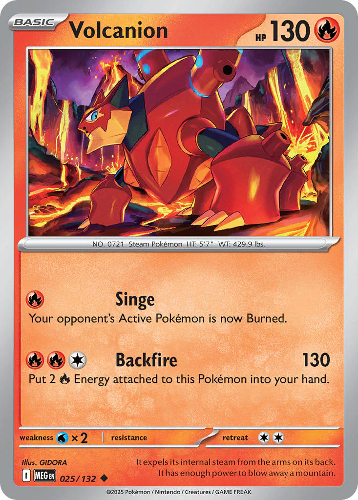 Mega Evolution 025 Volcanion