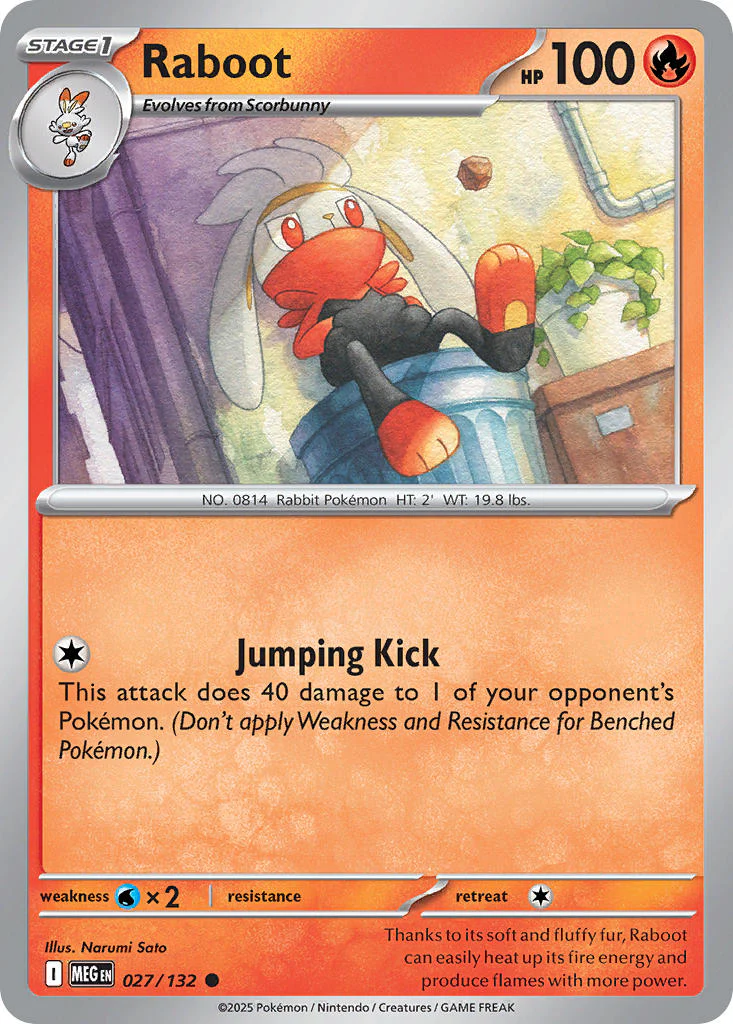 Mega Evolution 027 Raboot