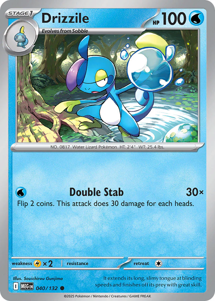 Mega Evolution 040 Drizzile