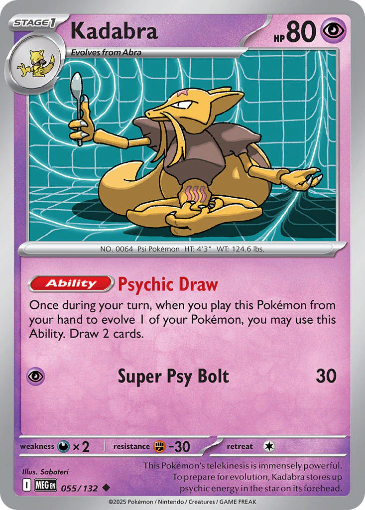 Mega Evolution 055 Kadabra