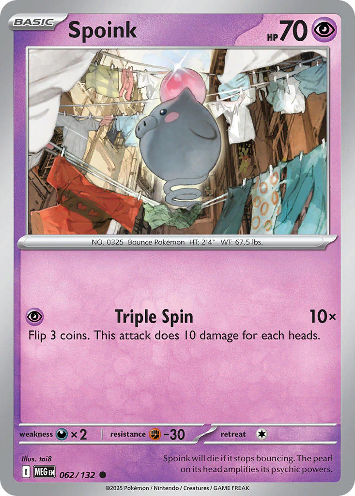 Mega Evolution 062 Spoink