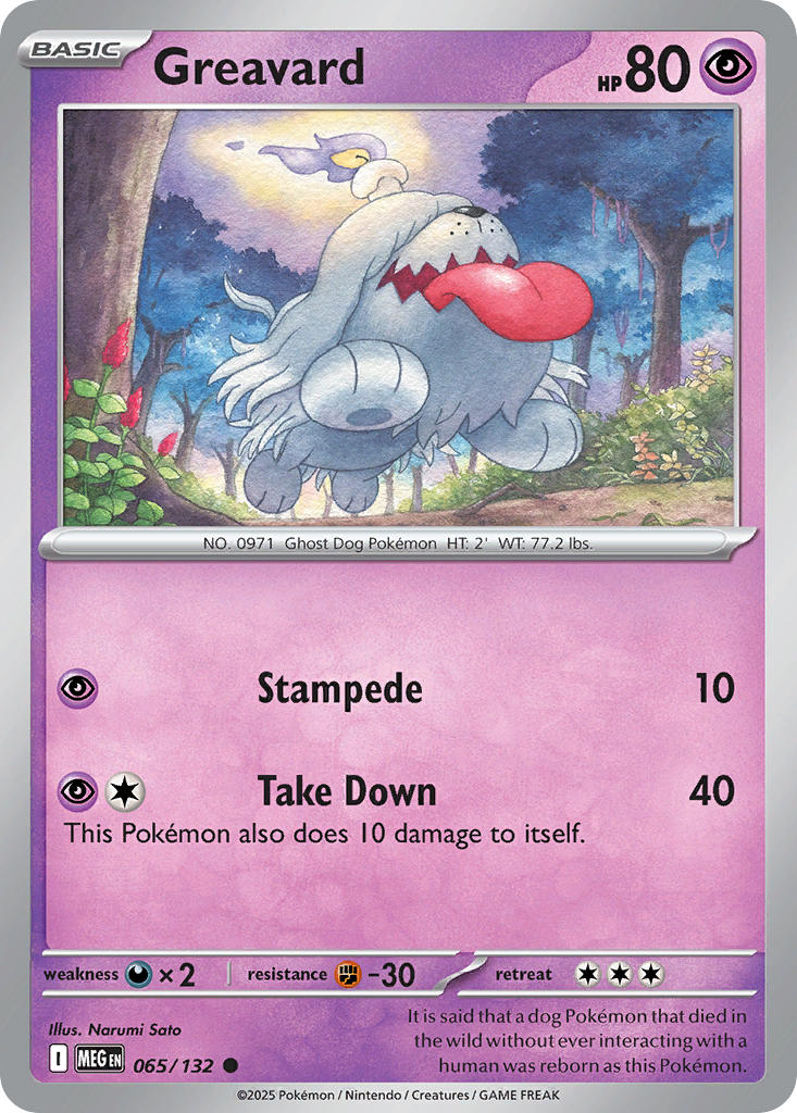 Mega Evolution 065 Greavard