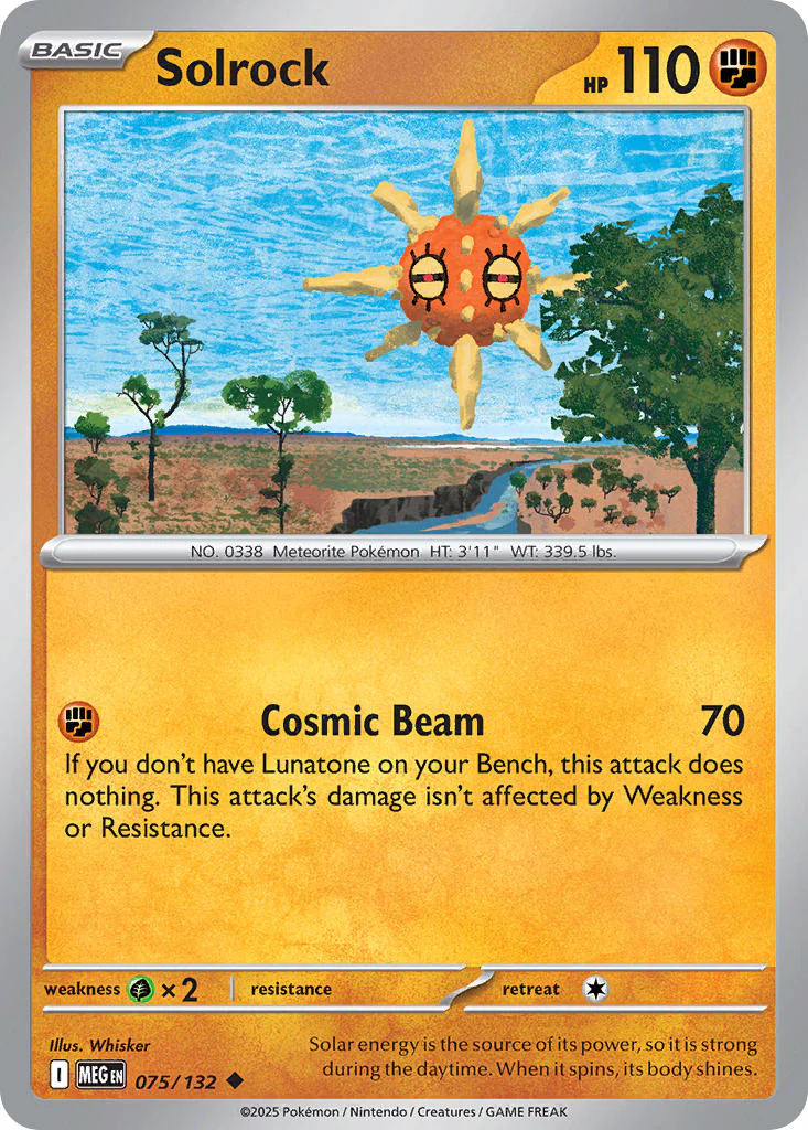 Mega Evolution 075 Solrock