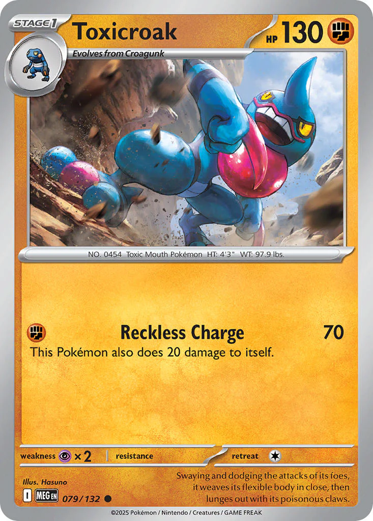Mega Evolution 079 Toxicroak
