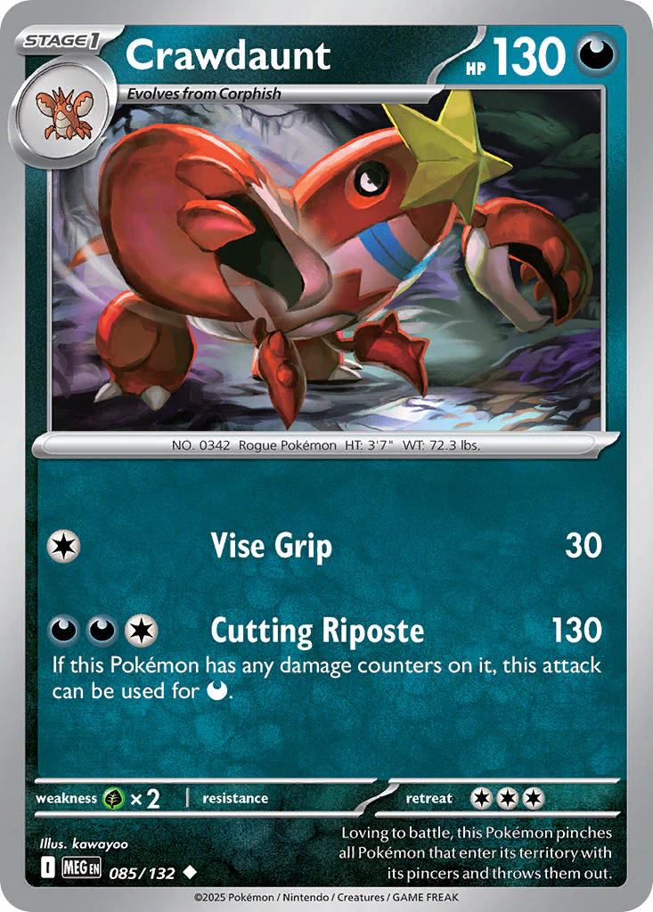 Mega Evolution 085 Crawdaunt