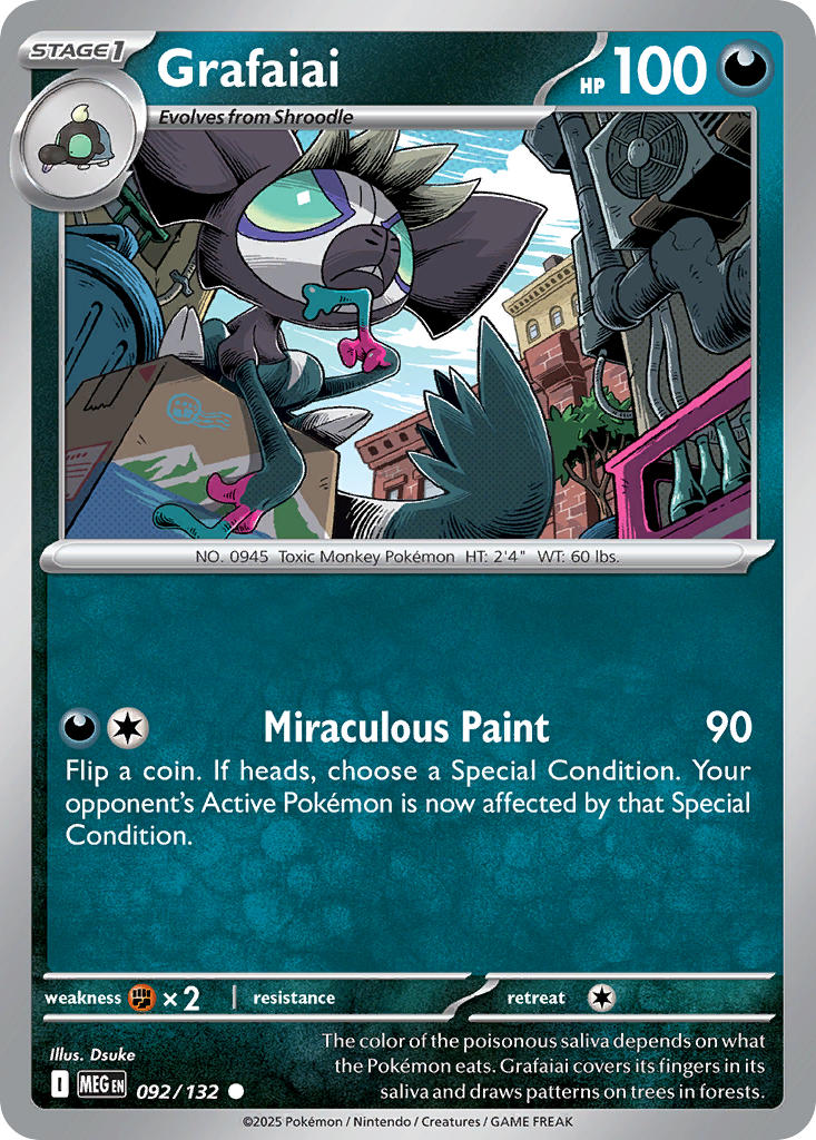 Mega Evolution 092 Grafaiai