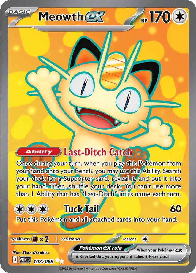 Perfect Order 107 Meowth ex