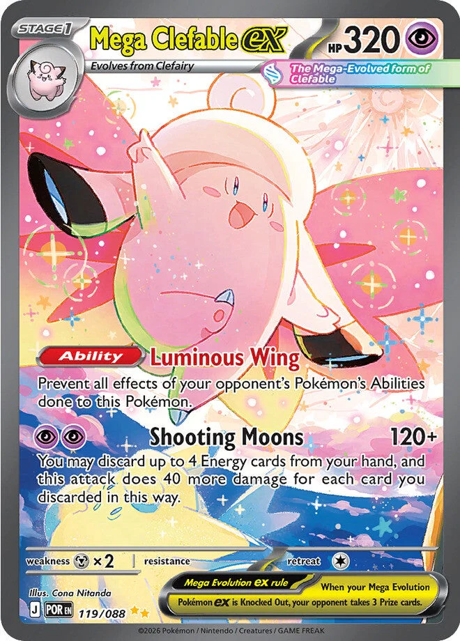 Perfect Order 119 Mega Clefable ex