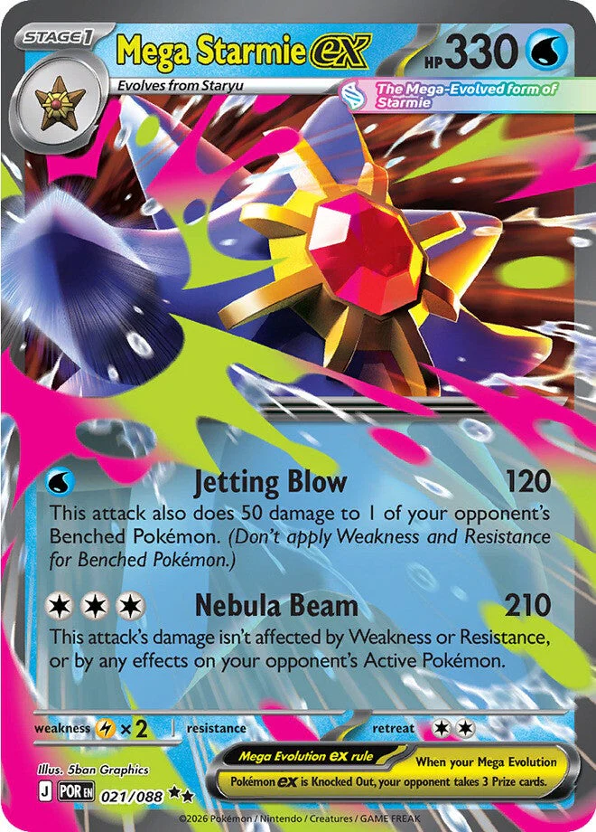 Perfect Order 021 Mega Starmie ex