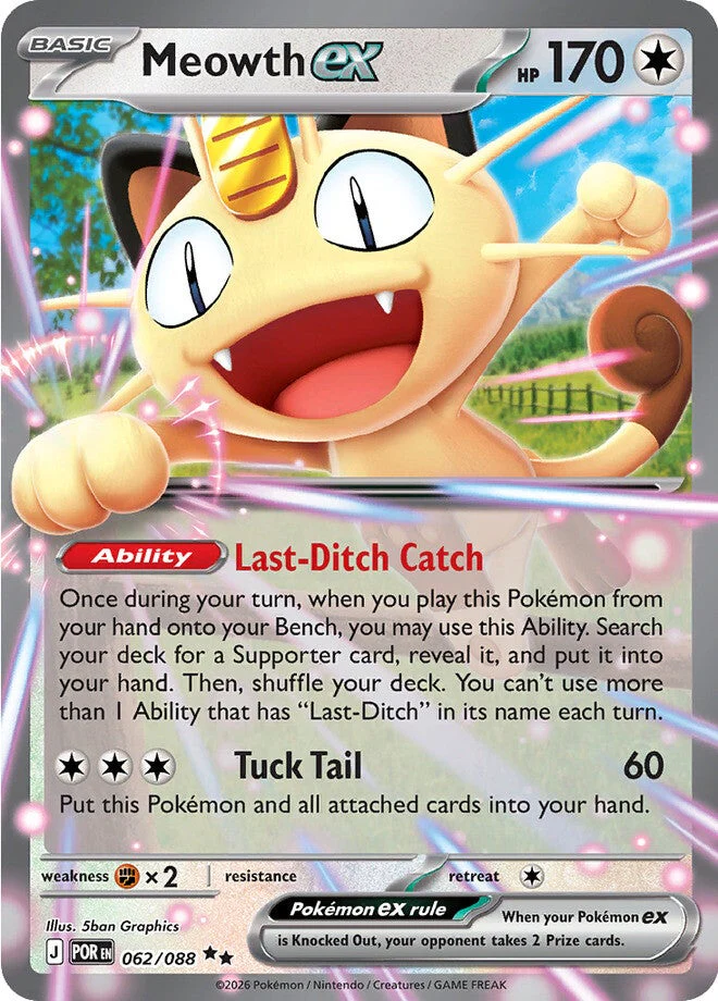 Perfect Order 062 Meowth ex