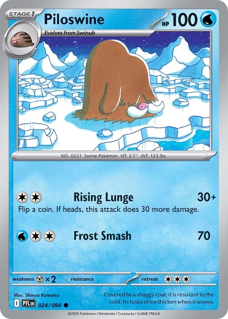 Phantasmal Flames 024 Piloswine