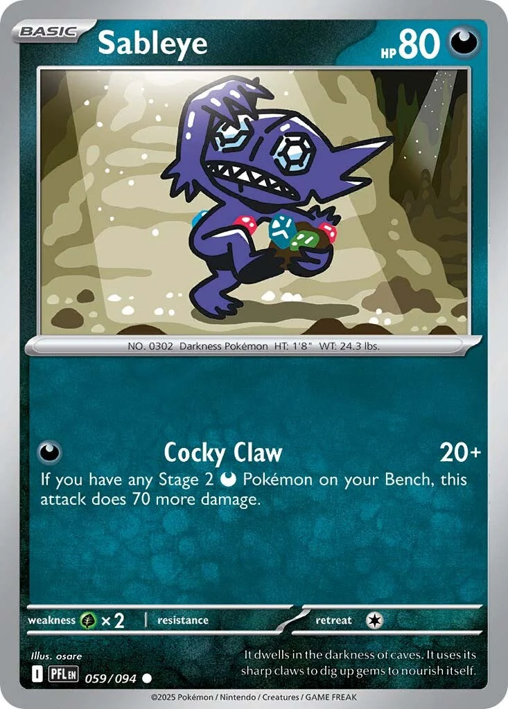 Phantasmal Flames 059 Sableye