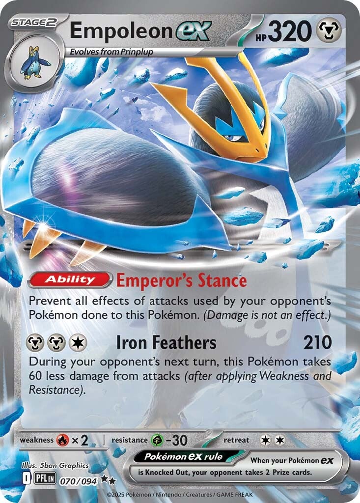 Phantasmal Flames 070 Empoleon ex