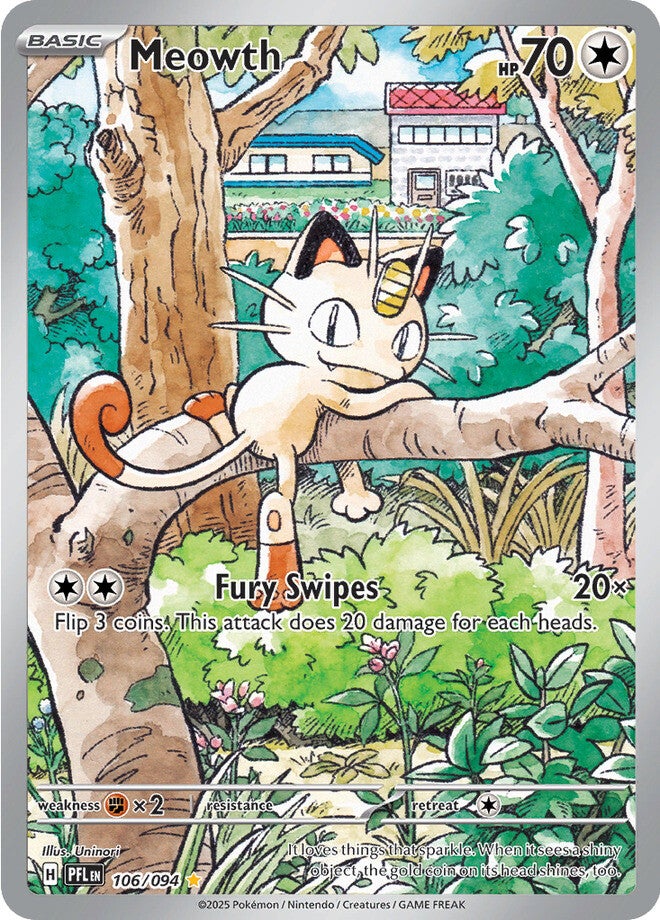 Phantasmal Flames 106 Meowth