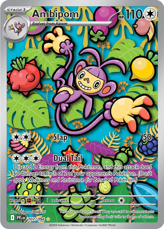 Phantasmal Flames 107 Ambipom
