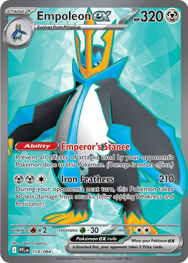 Phantasmal Flames 114 Empoleon ex