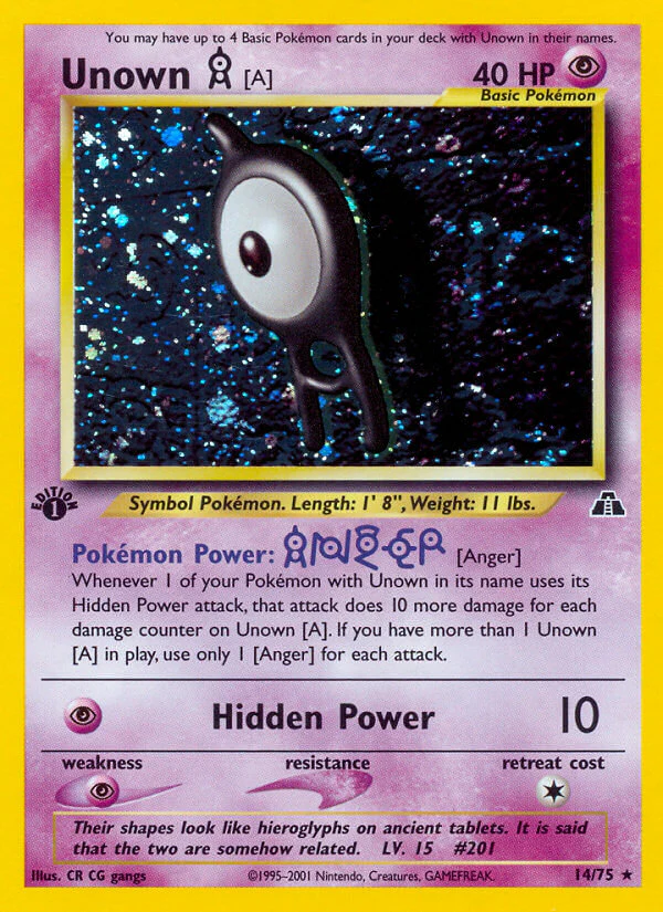 Neo Discovery 014 Unown [A]