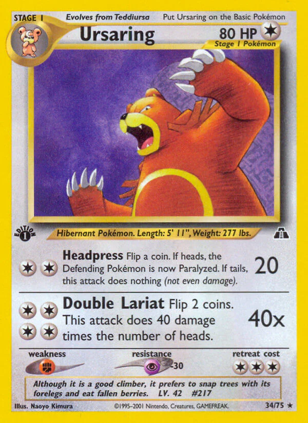 Neo Discovery 034 Ursaring