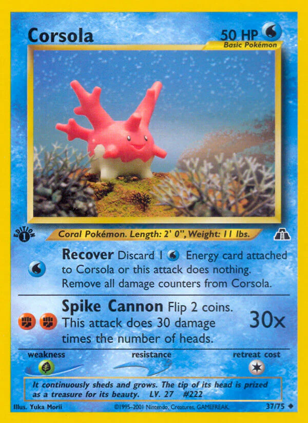Neo Discovery 037 Corsola