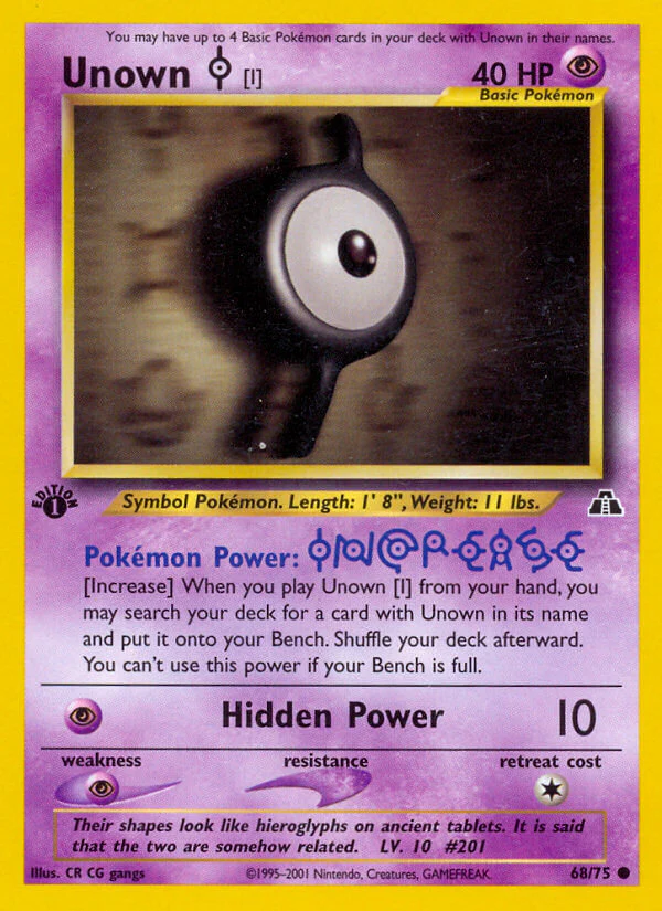 Neo Discovery 068 Unown [I]