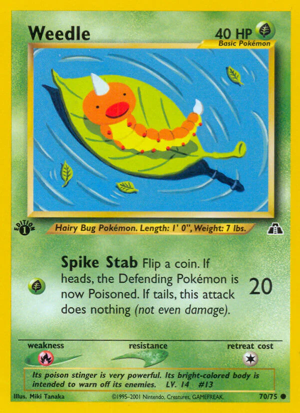 Neo Discovery 070 Weedle