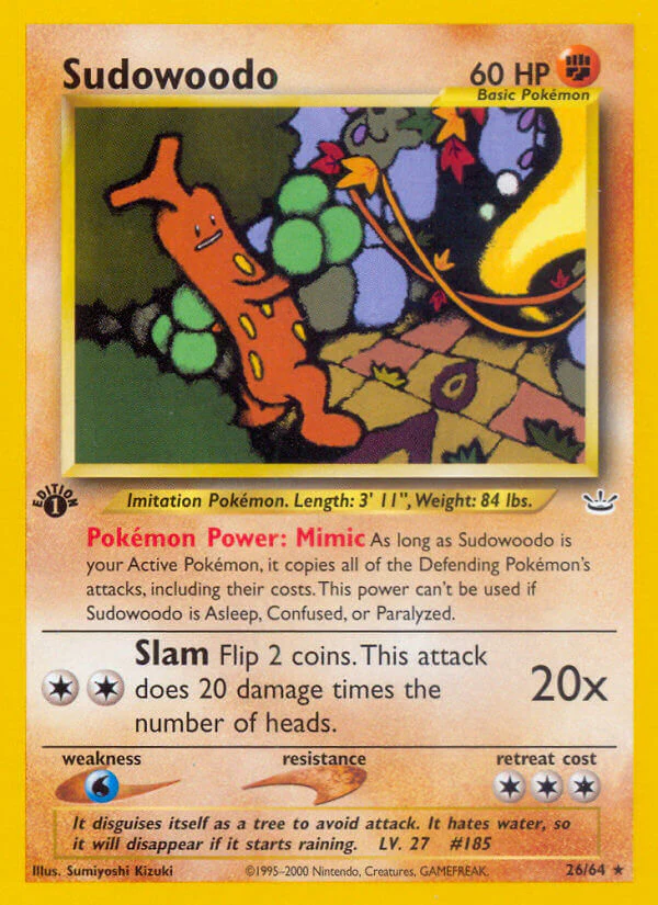 Neo Revelation 026 Sudowoodo