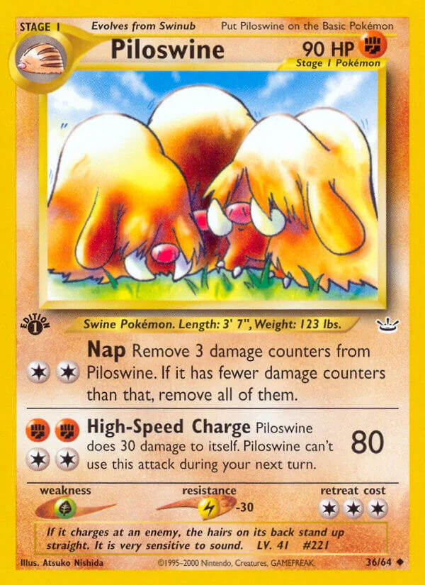 Neo Revelation 036 Piloswine