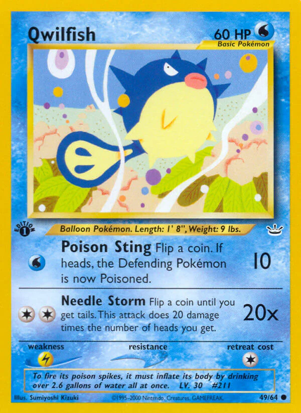Neo Revelation 049 Qwilfish