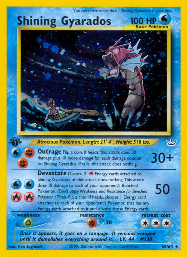Neo Revelation 065 Shining Gyarados