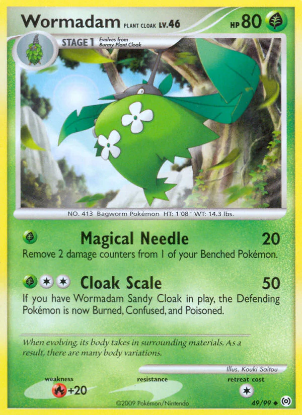 Arceus 049 Wormadam Plant Cloak