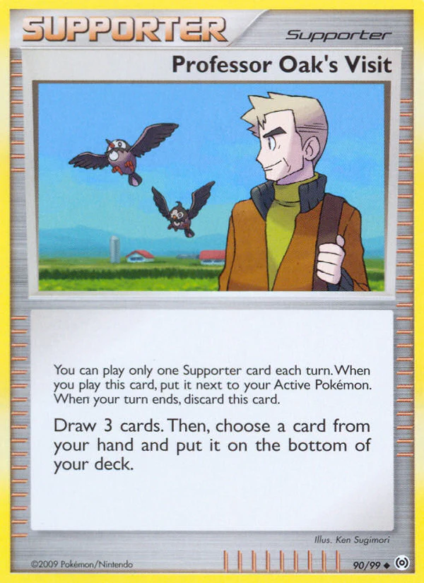 Arceus 090 Professor Oak's Visit