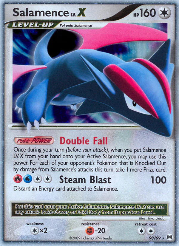 Arceus 098 Salamence Lv.X