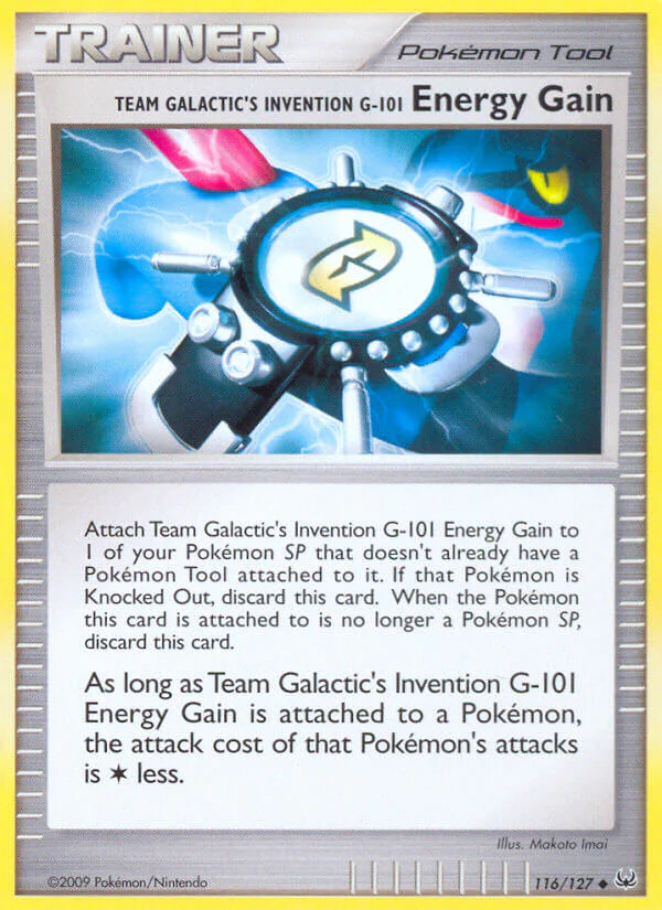 Platinum 116 Team Galactic's Invention G-101 Energy Gain