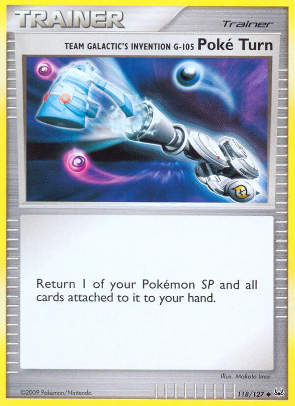 Platinum 118 Team Galactic's Invention G-105 Poke Turn